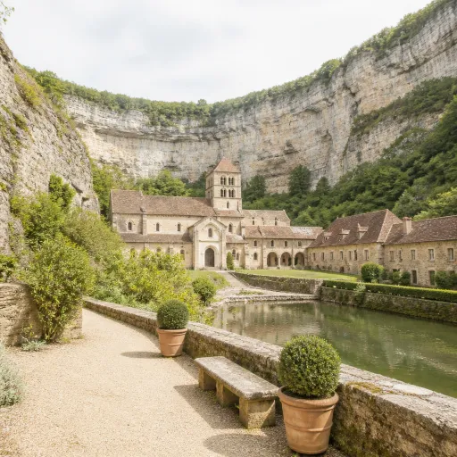 Baume-les-Messieurs : l'abbaye au fond du cirque, lecture d'un site qu'on ne photographie pas tout de suite